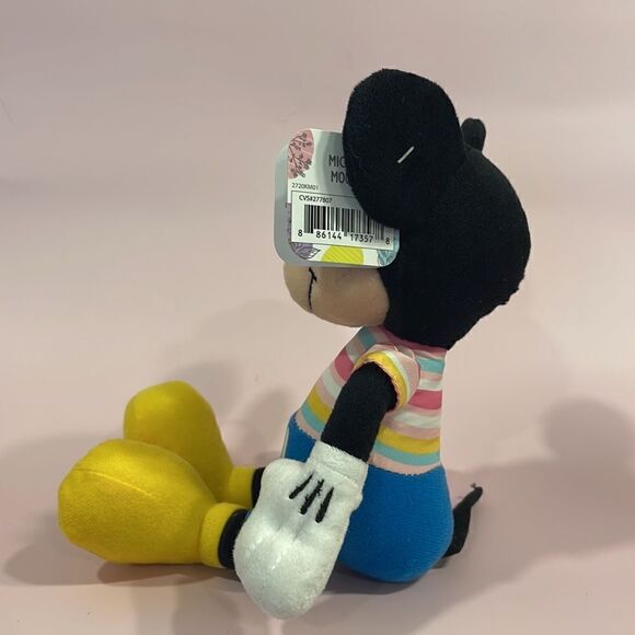 Just Play Disney Mickey Mouse Easter 2021 Plush Doll Pastel Shirt 10”NWT EUC - Picture 4 of 8
